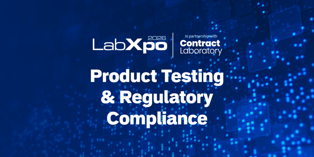 2026 LabXpo Product Testing & Regulatory Compliance digital event banner
