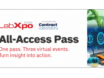 LabXpo All-Access Pass banner.
