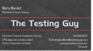 The Testing Guy business card