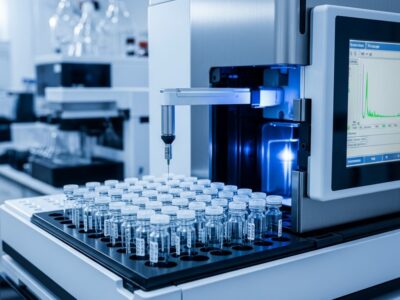 GC-MS sytem performing narcotics testing